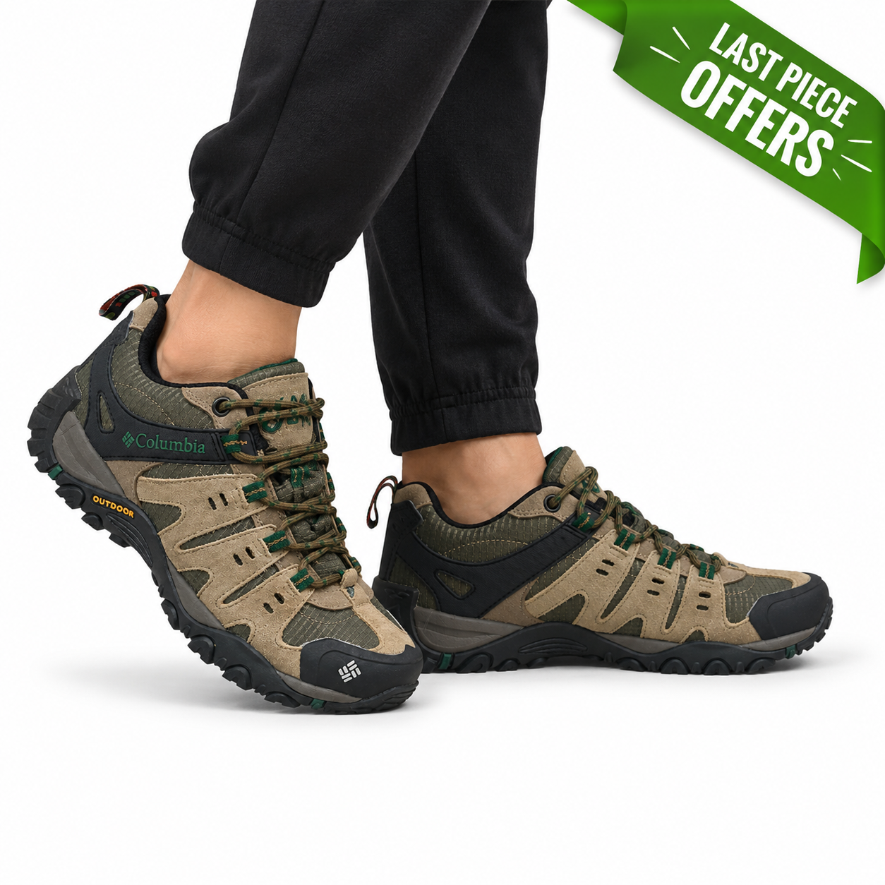 Columbia Waterproof Hiking Green Shoes