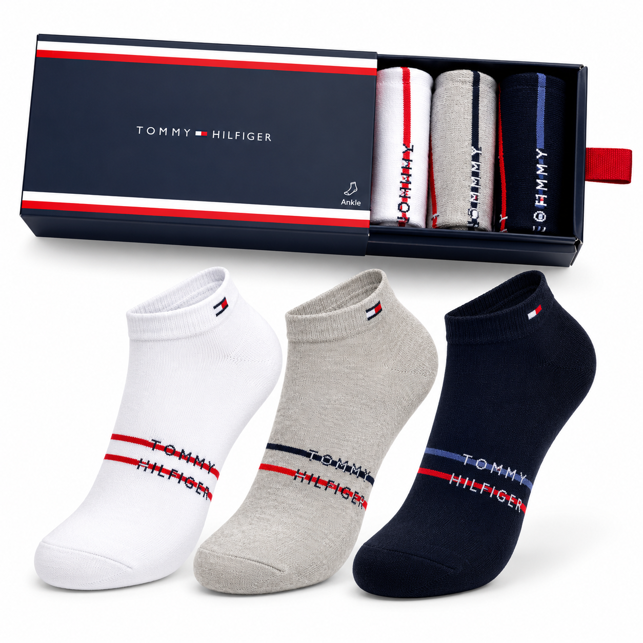 Tommy Hilfiger socks are a 6-pack set
