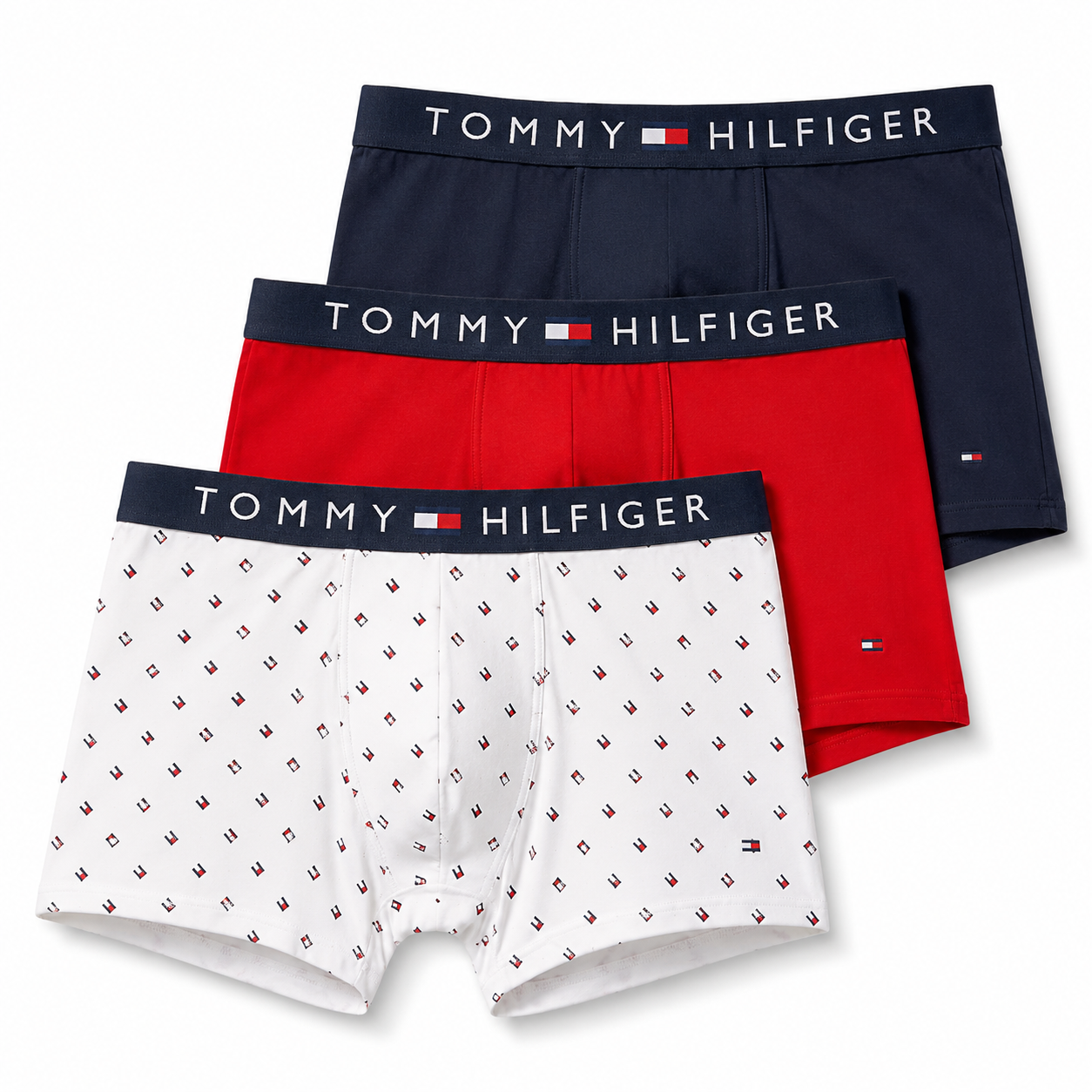Tommy Hilfiger Essential Print Trunks 3 Pack