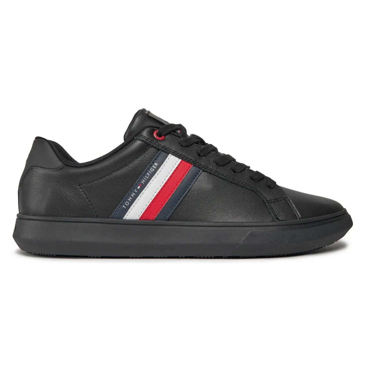 Tommy Hilfiger Essential Leather Cupsole Black