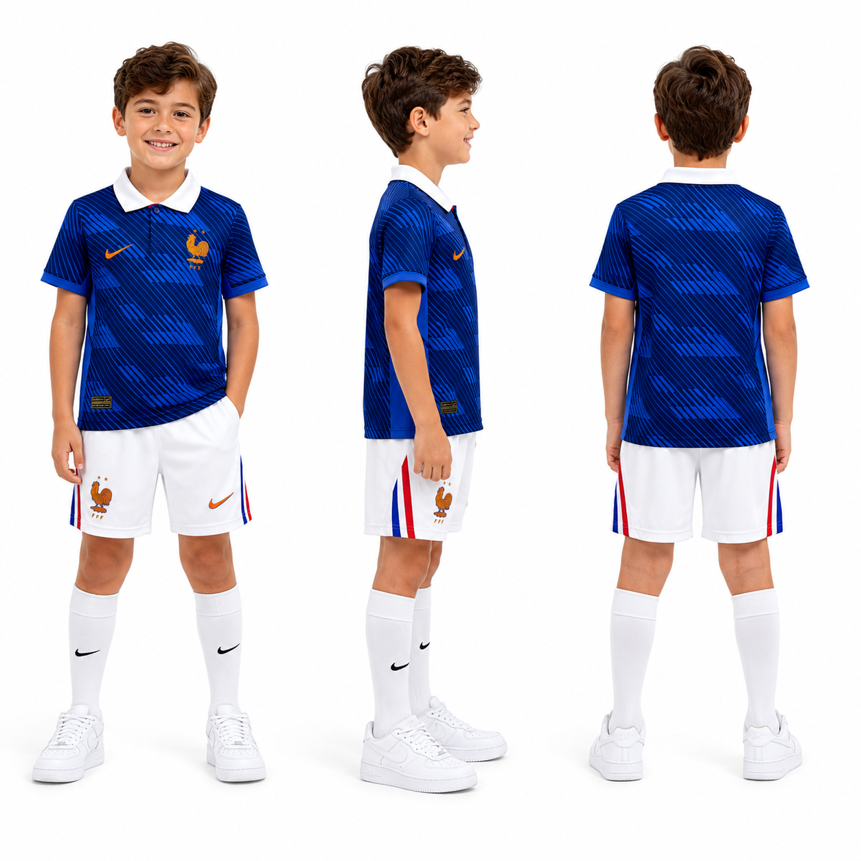 Nike Performance France FFF home football jersey for kids