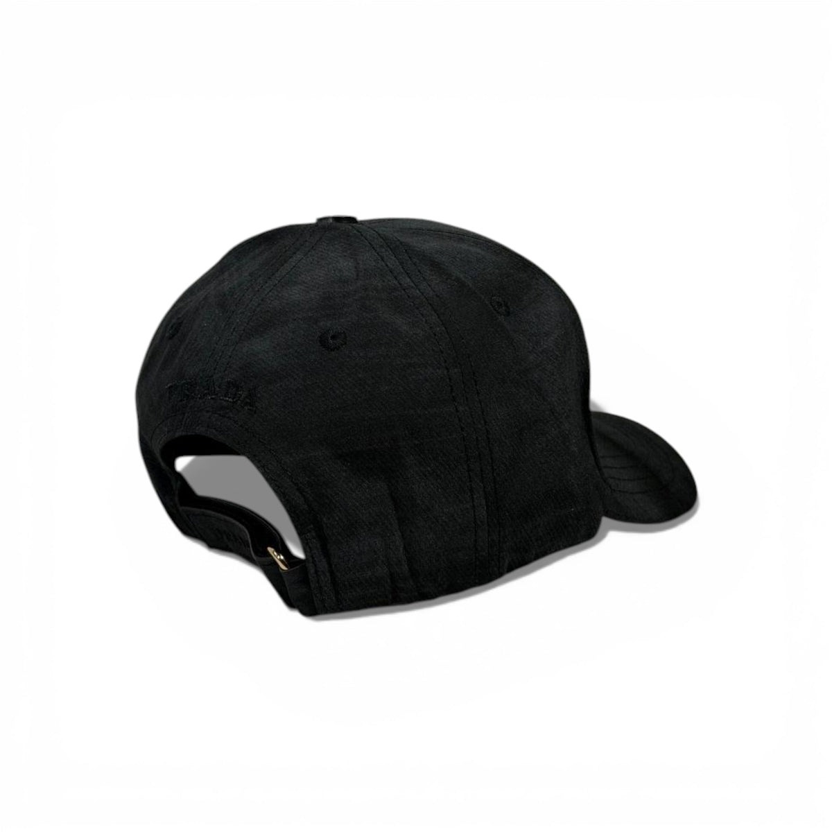 Prada Black Logo Baseball Cap