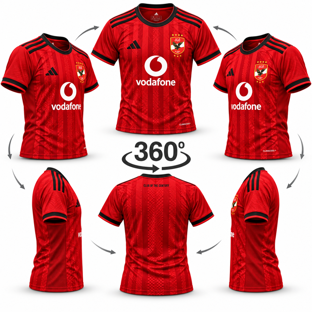 Adidas Al Ahly SC home jersey