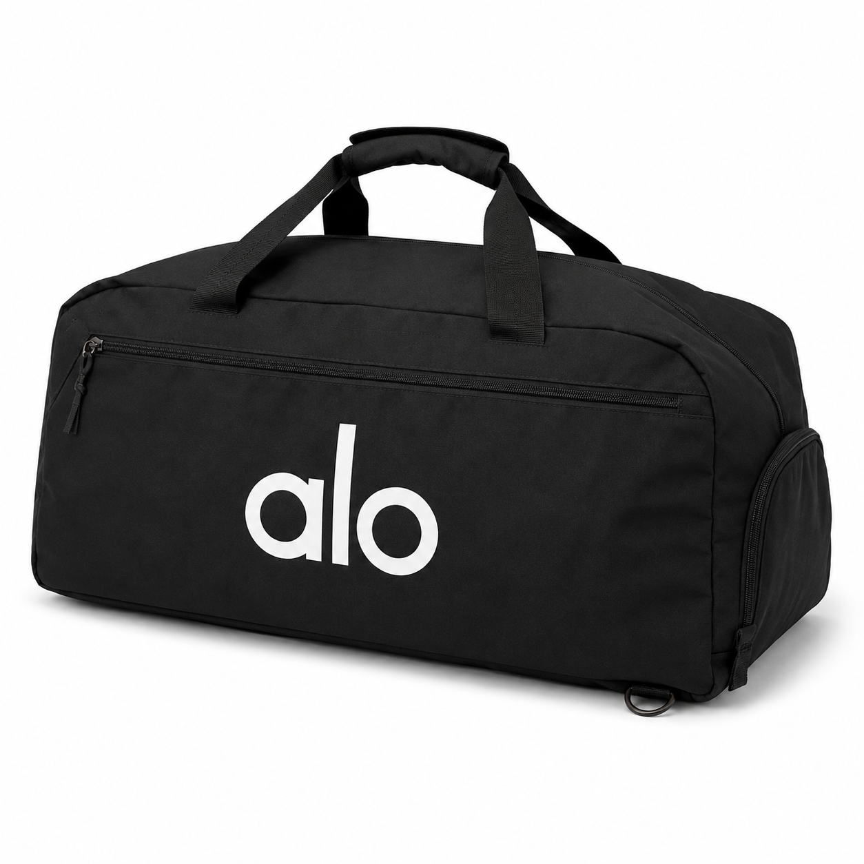 Alo Yoga black duffel bag
