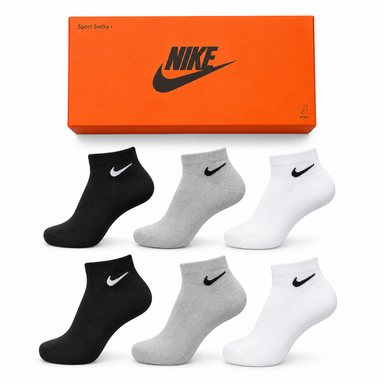 Nike Socks are a 6-Pack Set