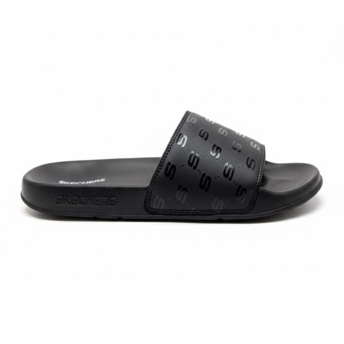 Skechers Sandel Side Lines 2 Slides Black