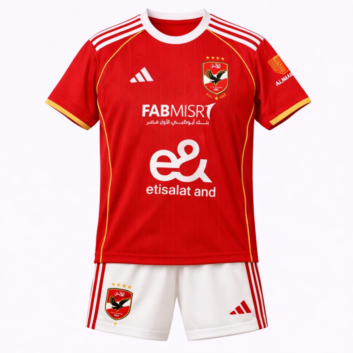 official Al Ahly home kit for Kids