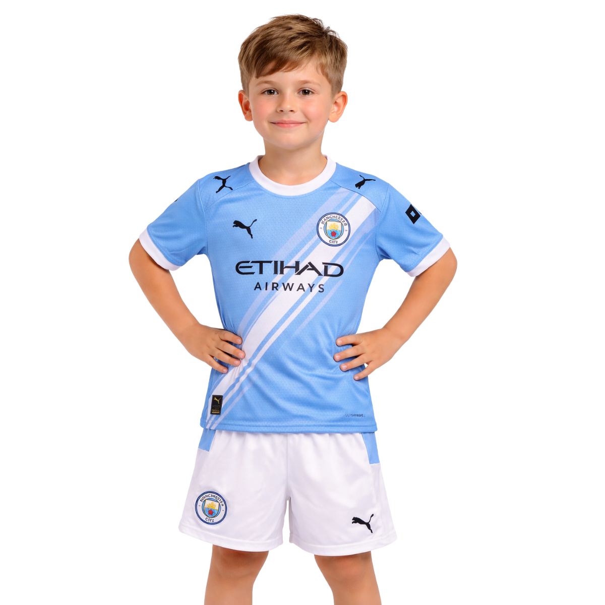 Manchester City 25/26 Home Jersey Youth kids