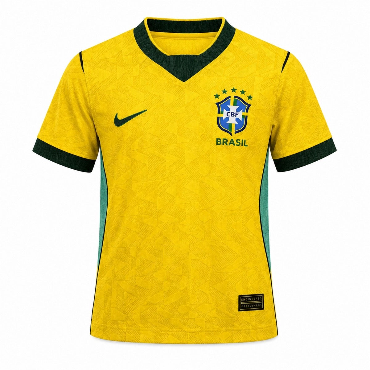 Brazil Kids Home Kit 2024 – Yellow & Blue Football Set