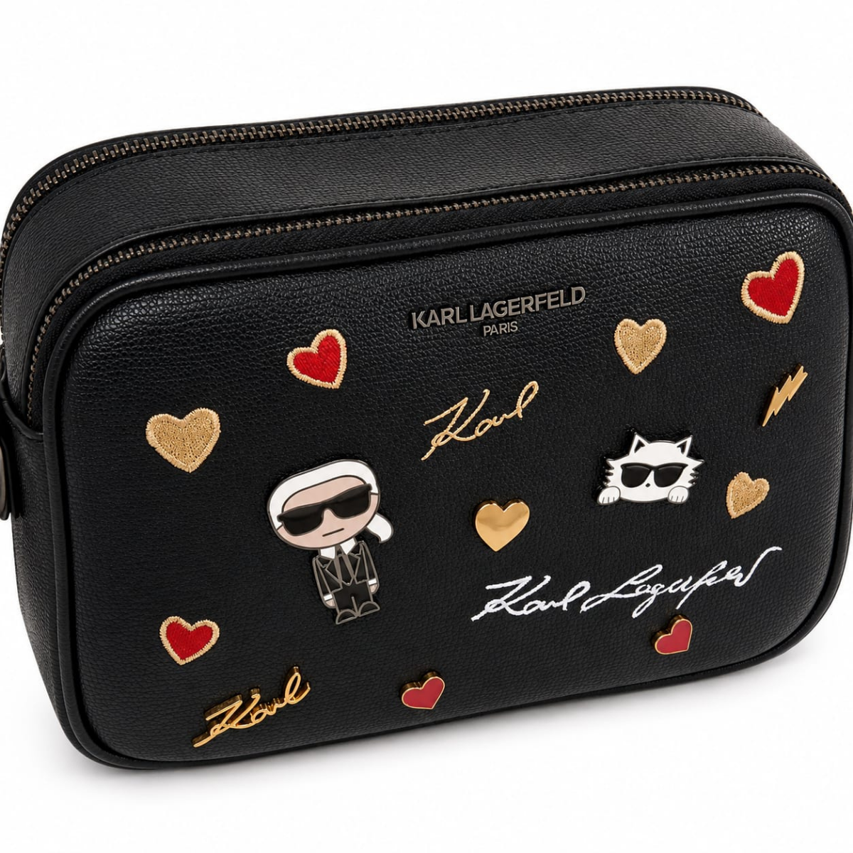 Karl Lagerfeld Paris Maybelle Crossbody With Cate Pins - Multi/black (4)