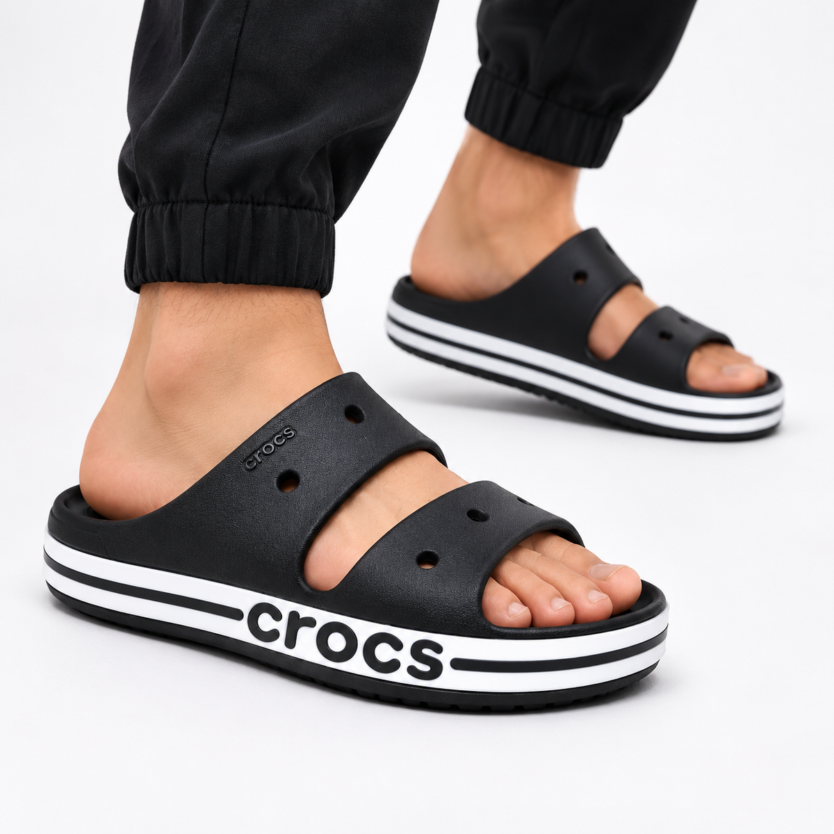 Crocs Bayaband Sandals - Black