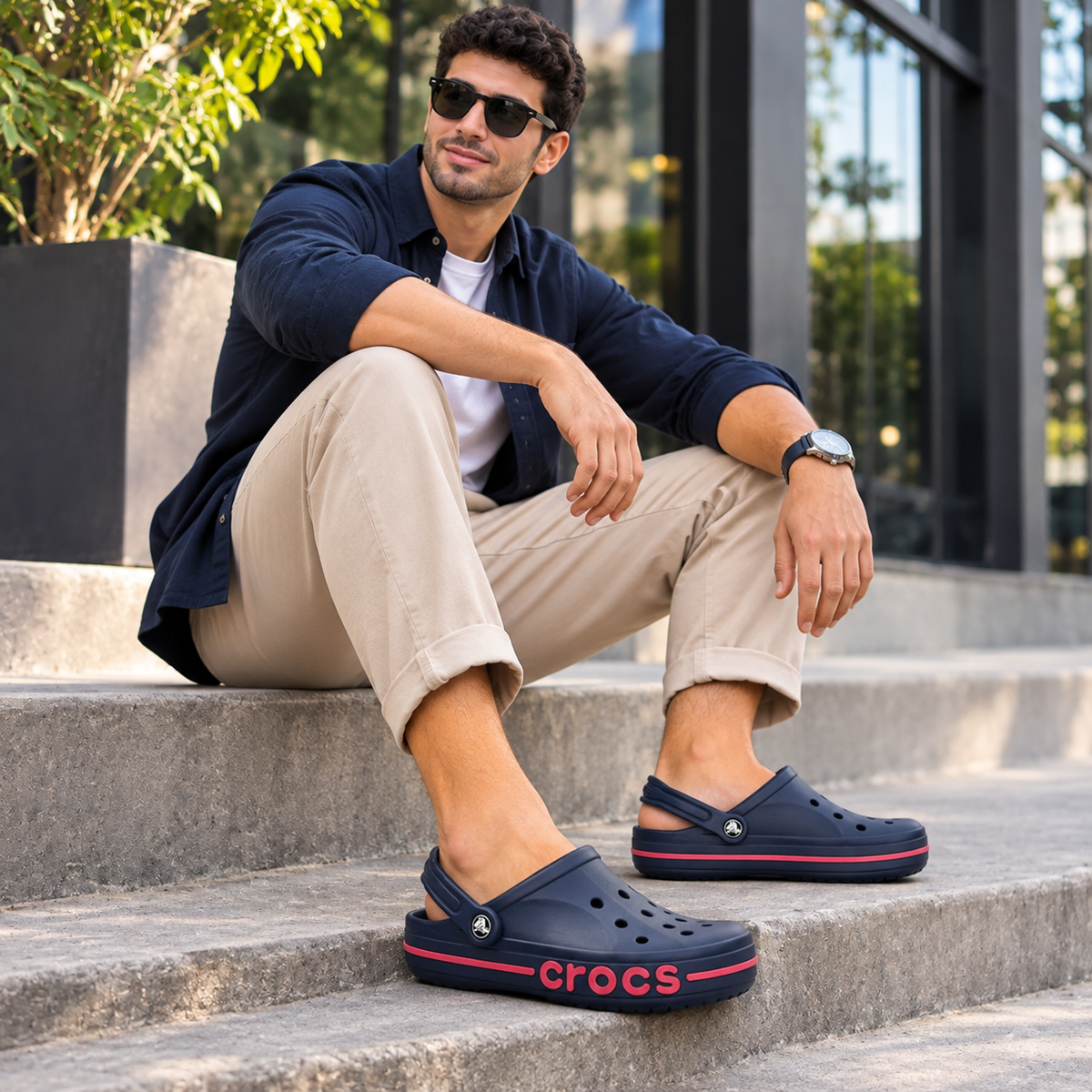 Crocs Bayaband Clog Navy