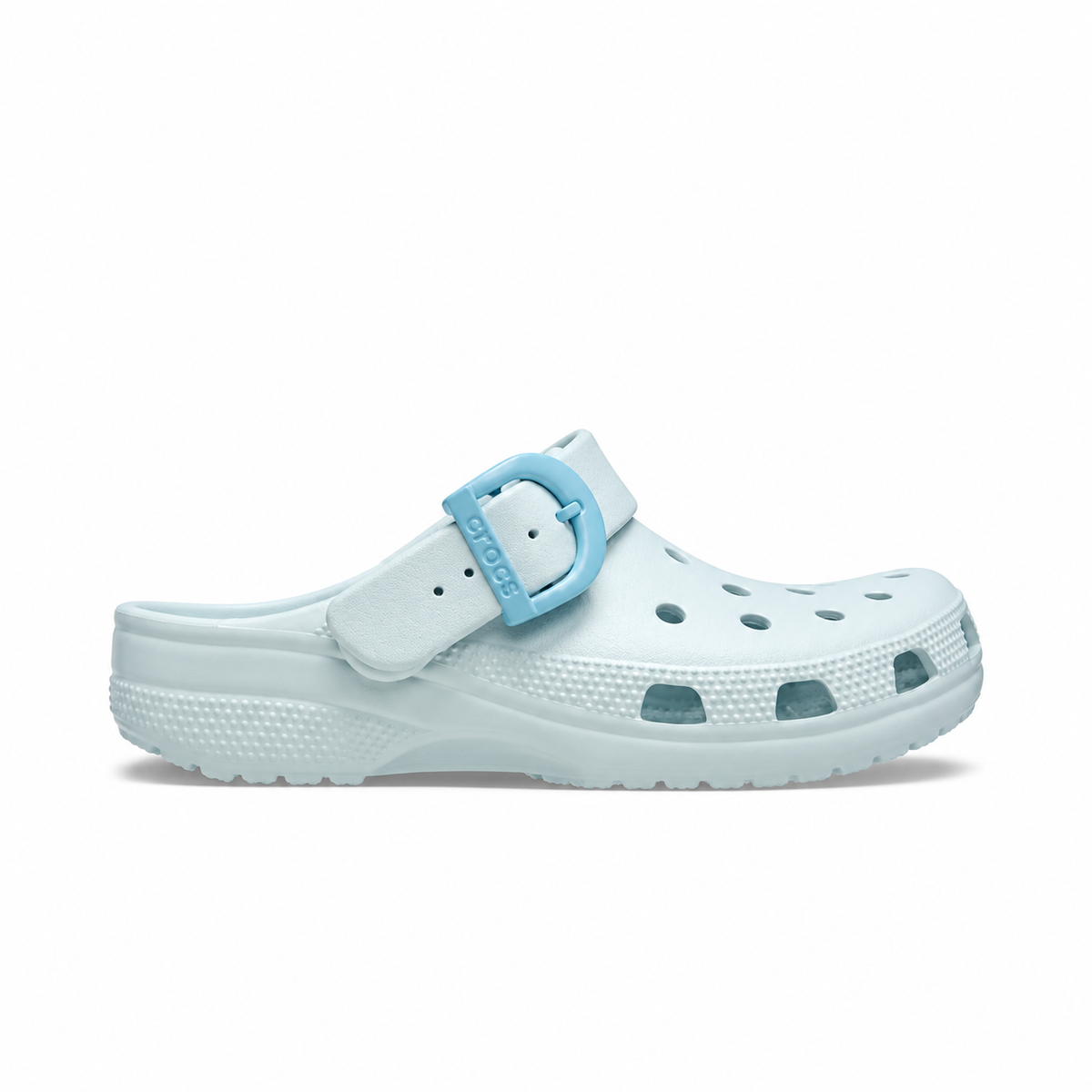 Crocs Classic Enamel Buckle Clog- Babyblue