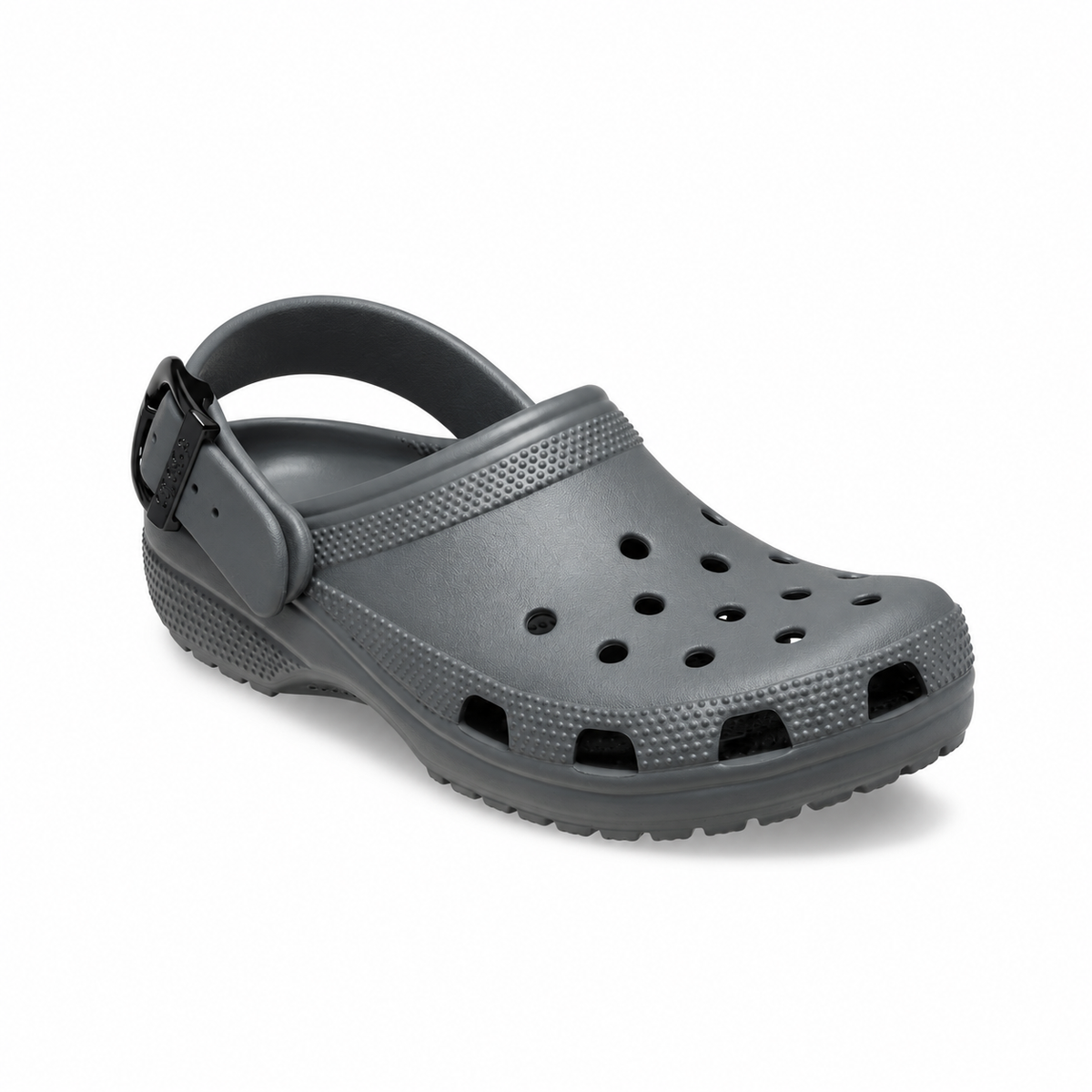 Crocs Classic Enamel Buckle Clog-Gray