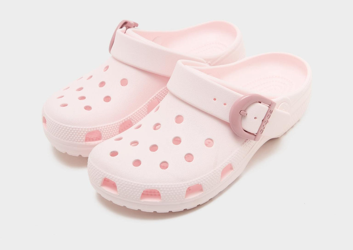 Crocs Classic Enamel Buckle Clog-Pink
