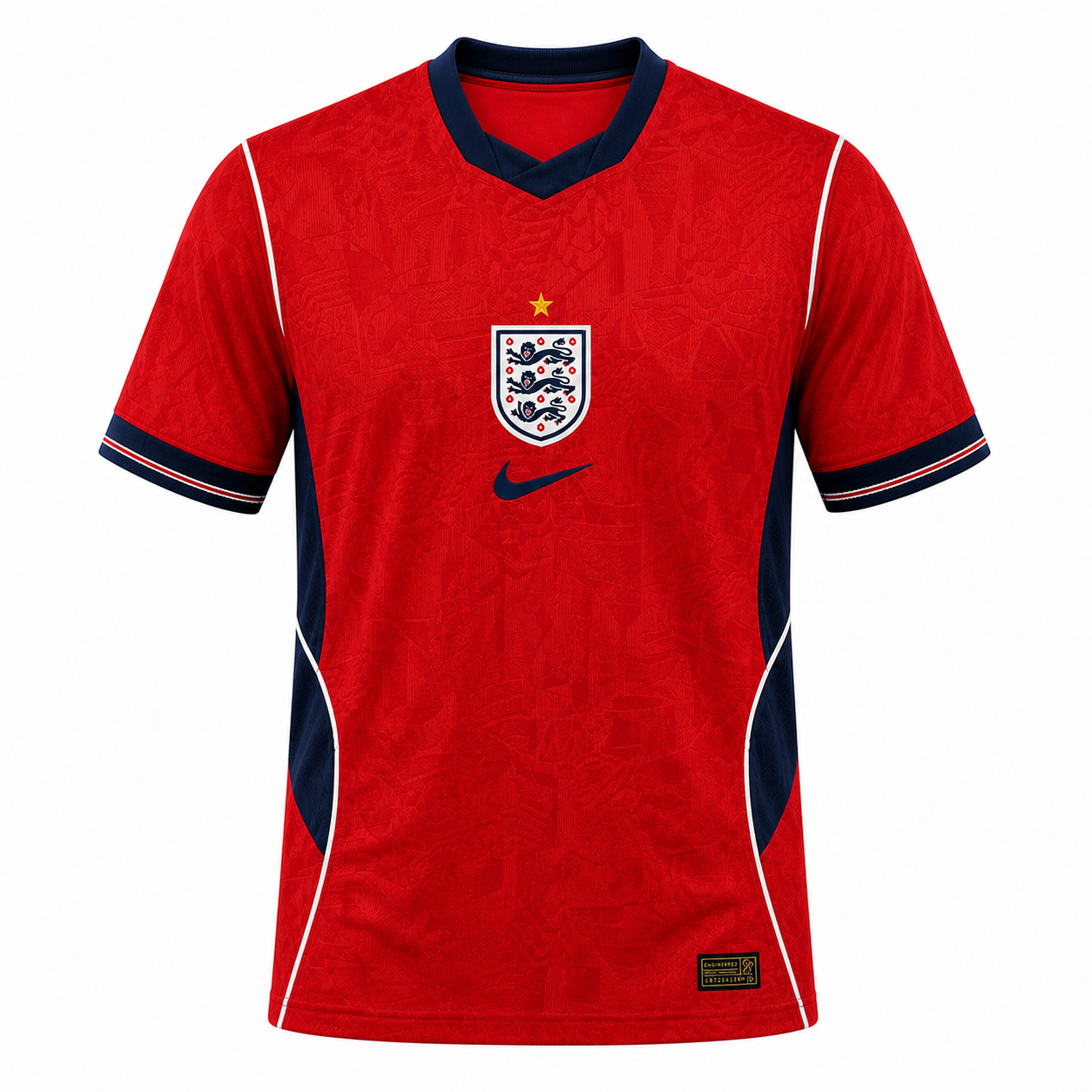 England 2026 away jersey in red