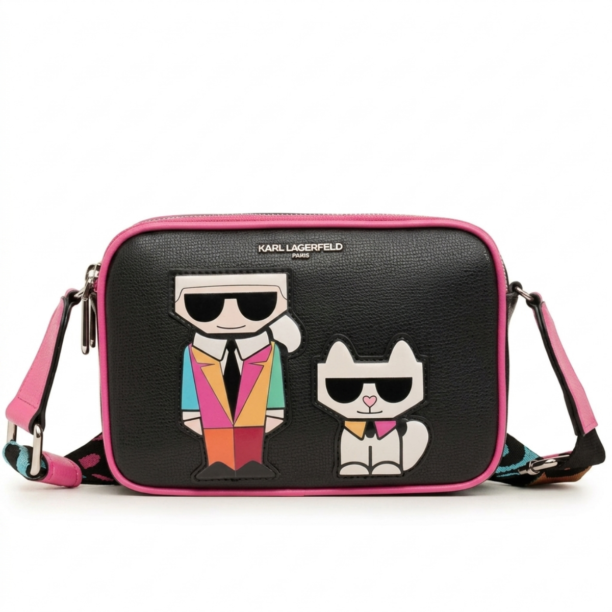 Karl Lagerfeld Paris ‘Maybelle’ Leather Crossbody Bag (3)