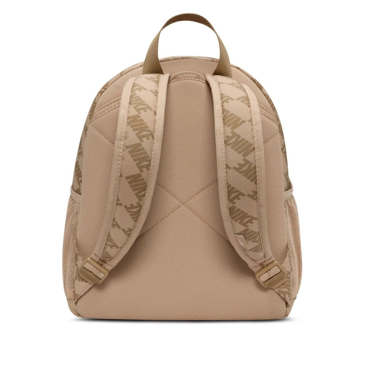 Nike Kids Backpack – Beige Allover Logo Print