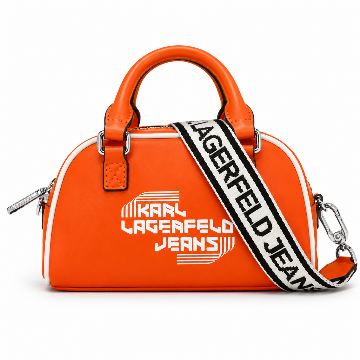 KARL LAGERFELD         Logo-Embellished Satchel Bag