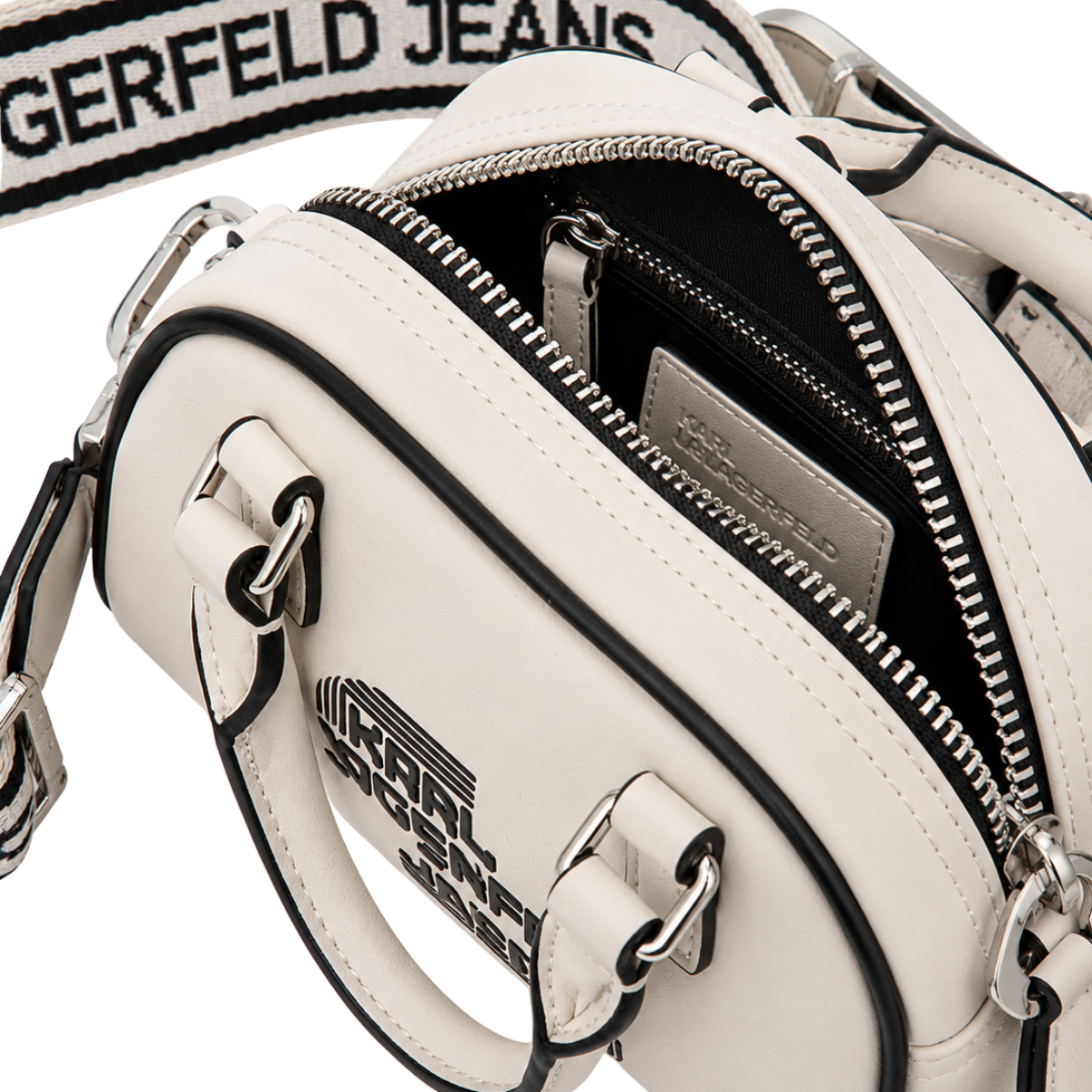 KARL LAGERFELD         Logo-Embellished Satchel Bag