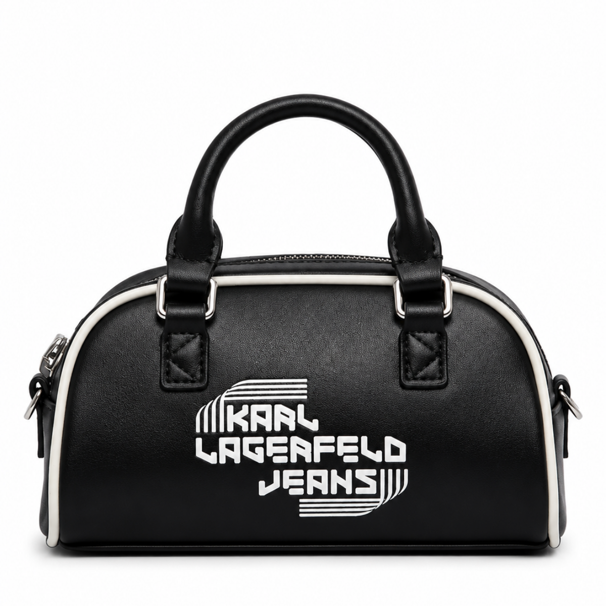 KARL LAGERFELD         Logo-Embellished Satchel Bag