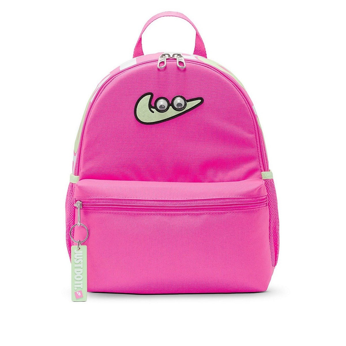 Nike Kids Pink Backpack with Fun 3D Swoosh Design