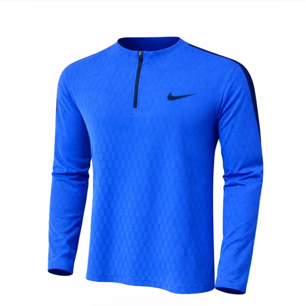 Nike Performance Quarter-Zip Blue Top