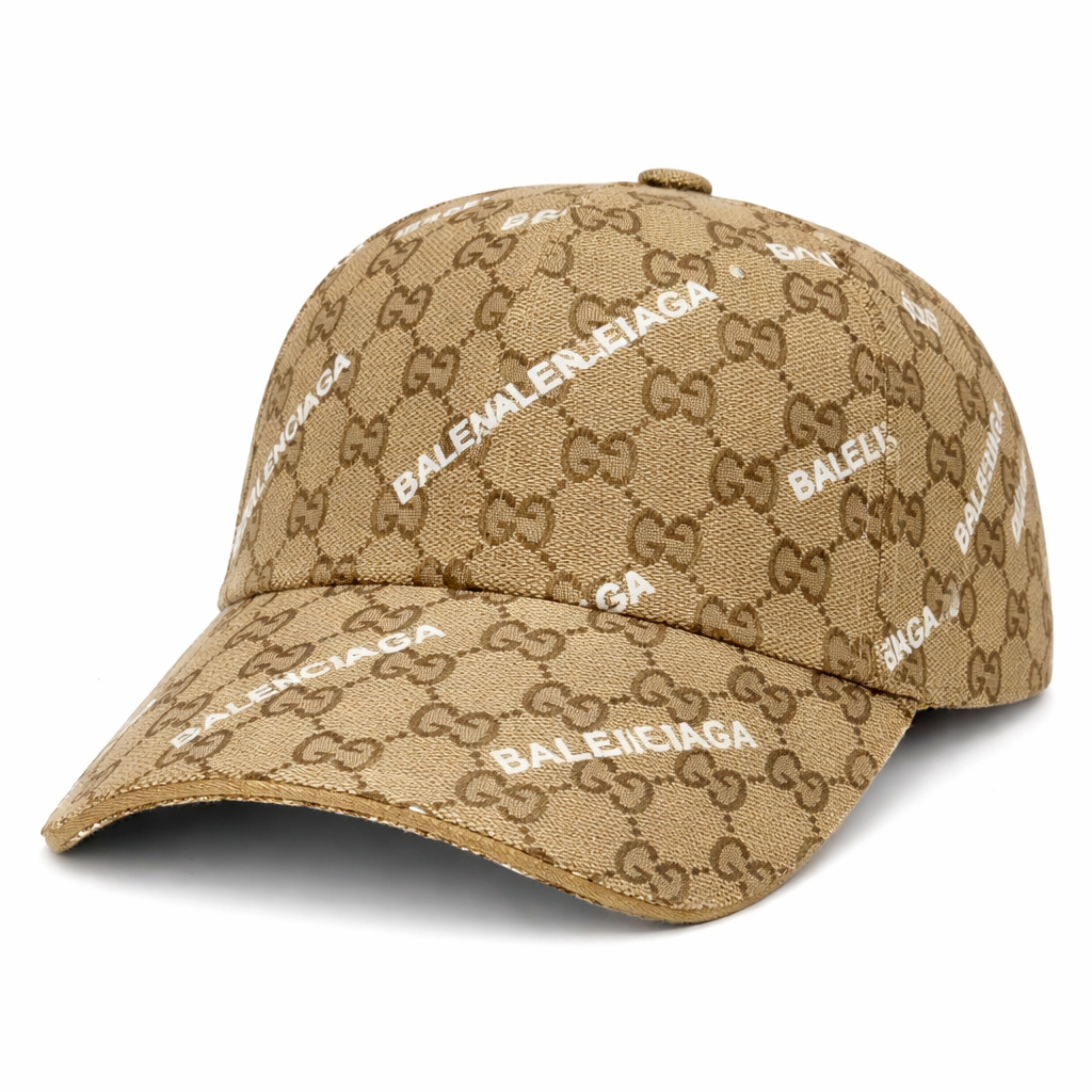Balenciaga Gucci Baseball Cap Light Brown Color Hat