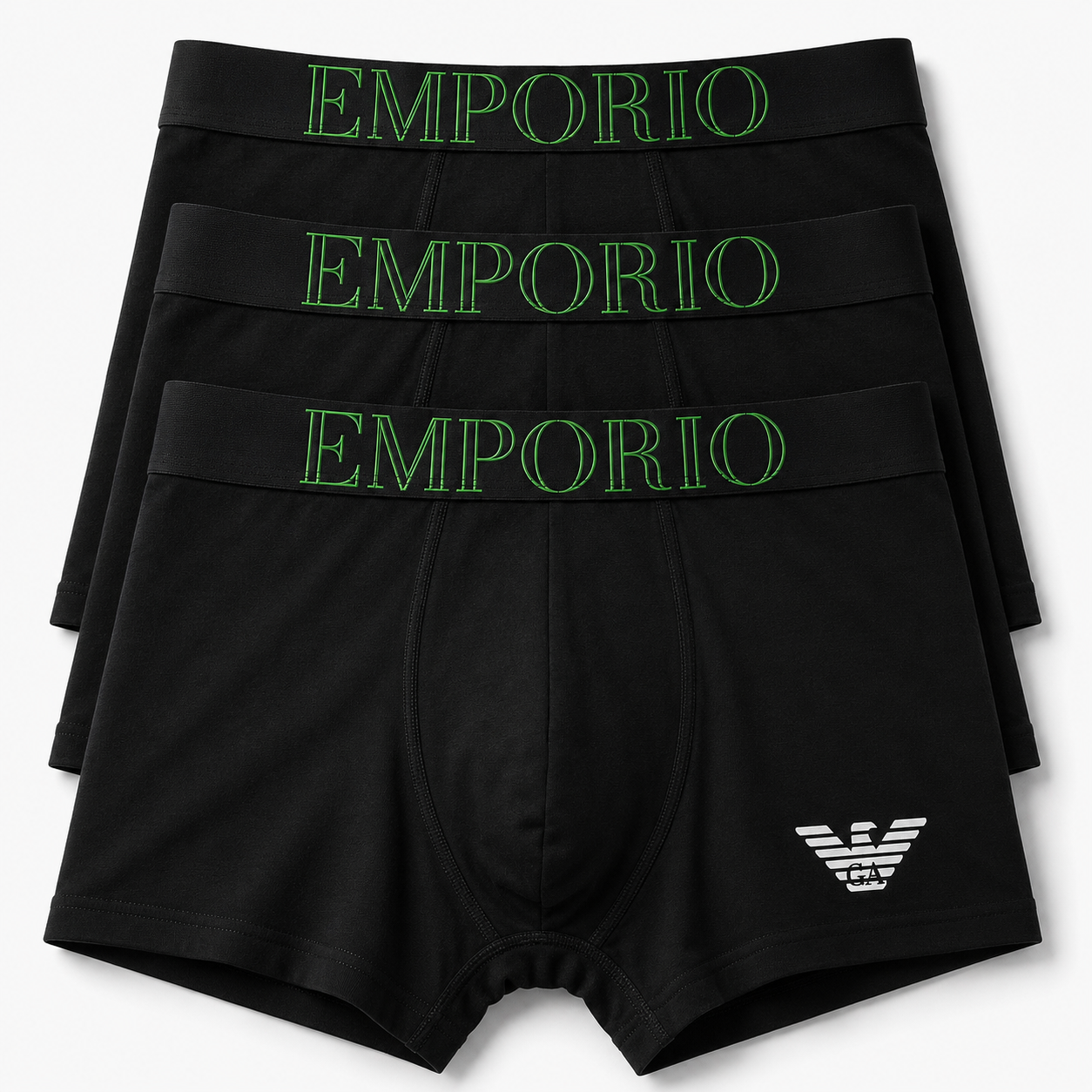 Emporio Armani
Shiny Waistband Trunk Boxershorts Men (3-pack)
