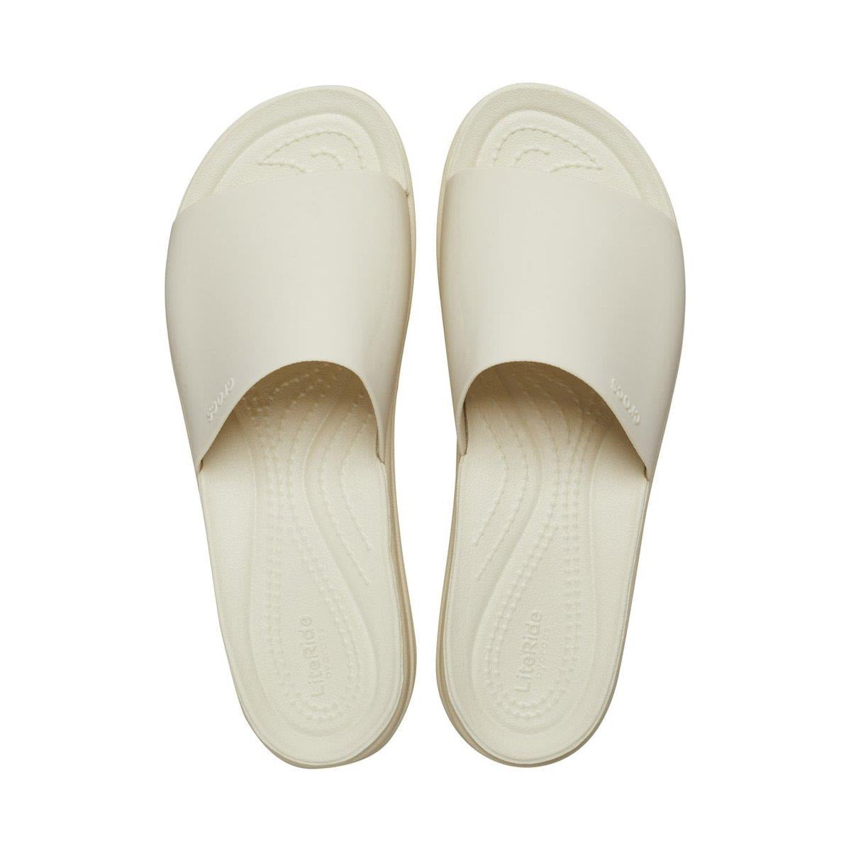 Crocs Brooklyn Platform Slide Slide Sandal - BEG