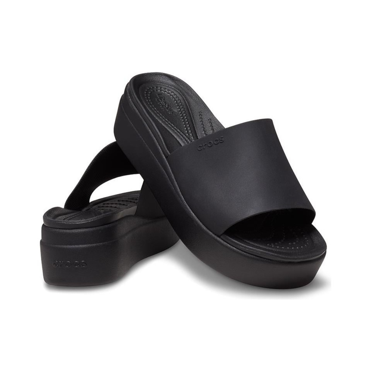Crocs Brooklyn Platform Slide Slide Sandal - BLK