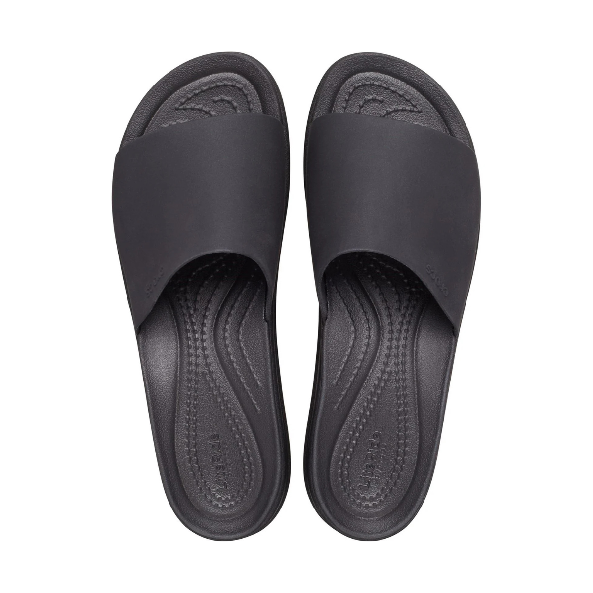 Crocs Brooklyn Platform Slide Slide Sandal - BLK