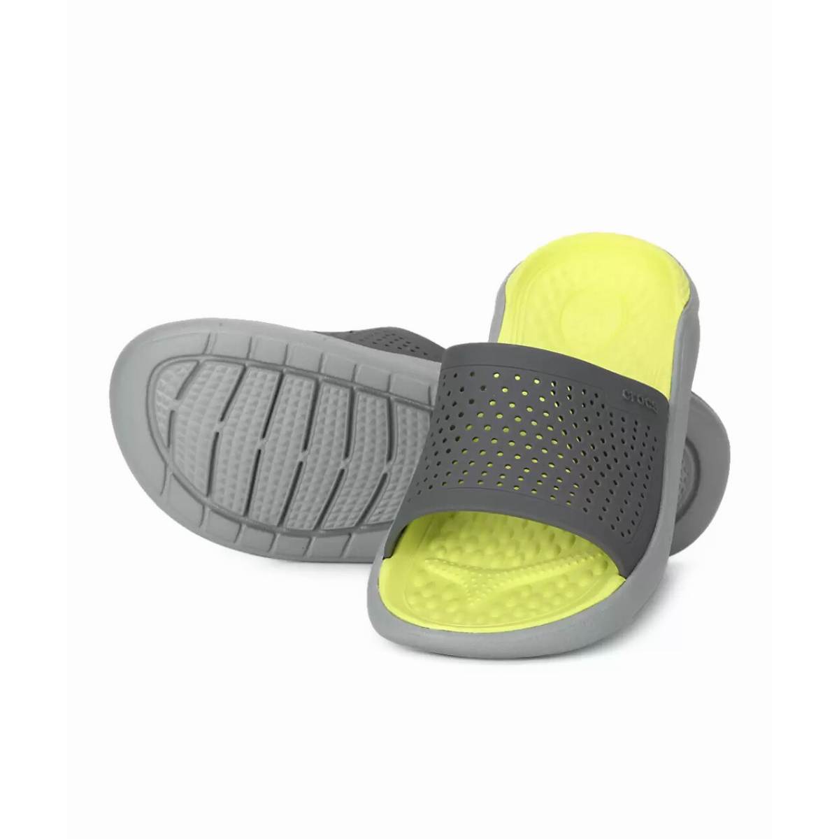 Crocs LiteRide Men Slipper - GRYGRN