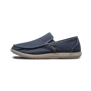 Crocs Santa Cruz Clean Cut Loafers - NVYBRN - Navy/Brown / 41-42