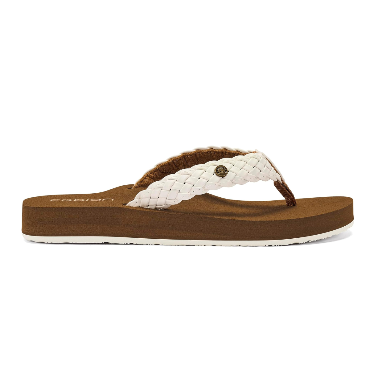 Cobian Women's Braided Bounce flip flops