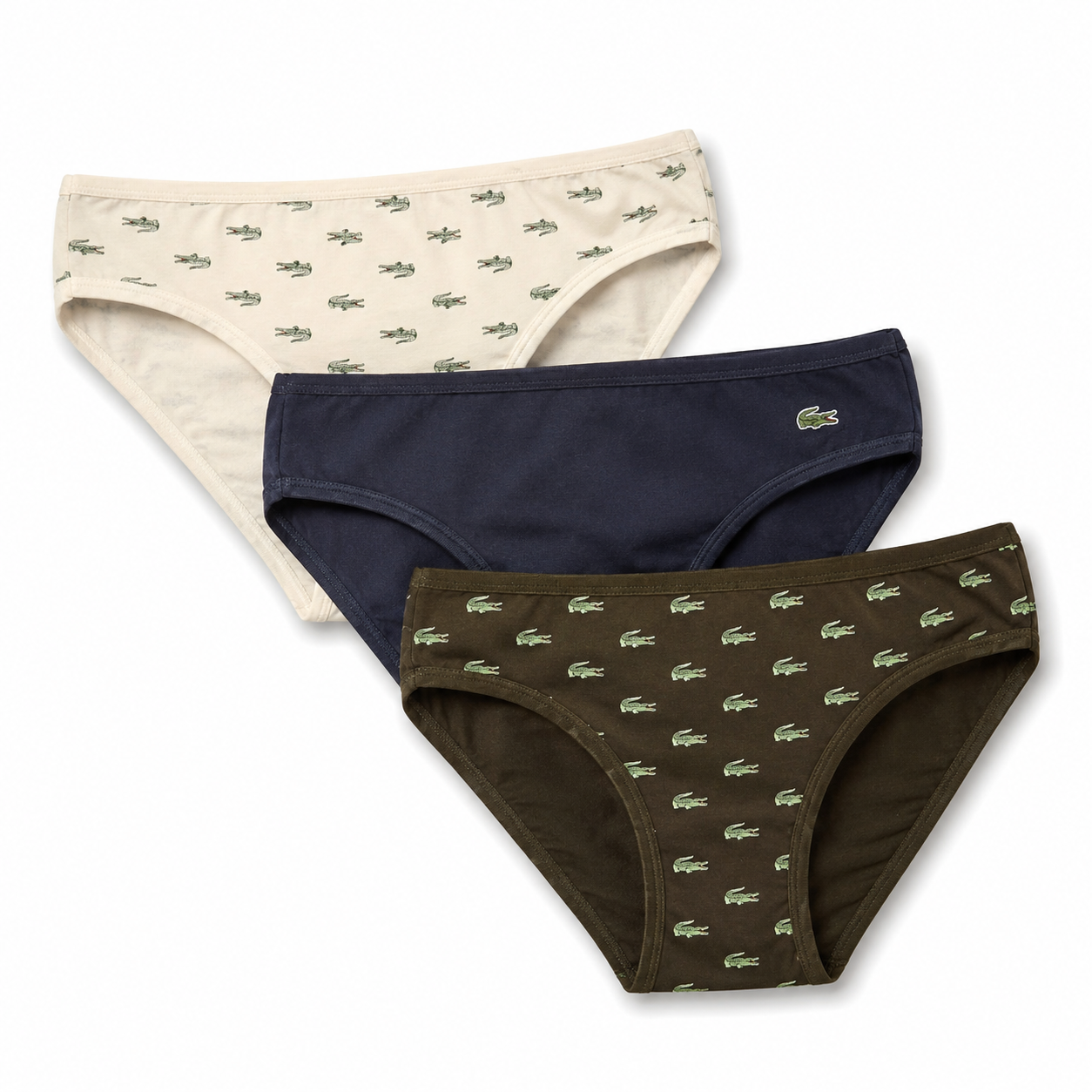 Lacoste Briefs are Part of a 3-Pack Set for Women