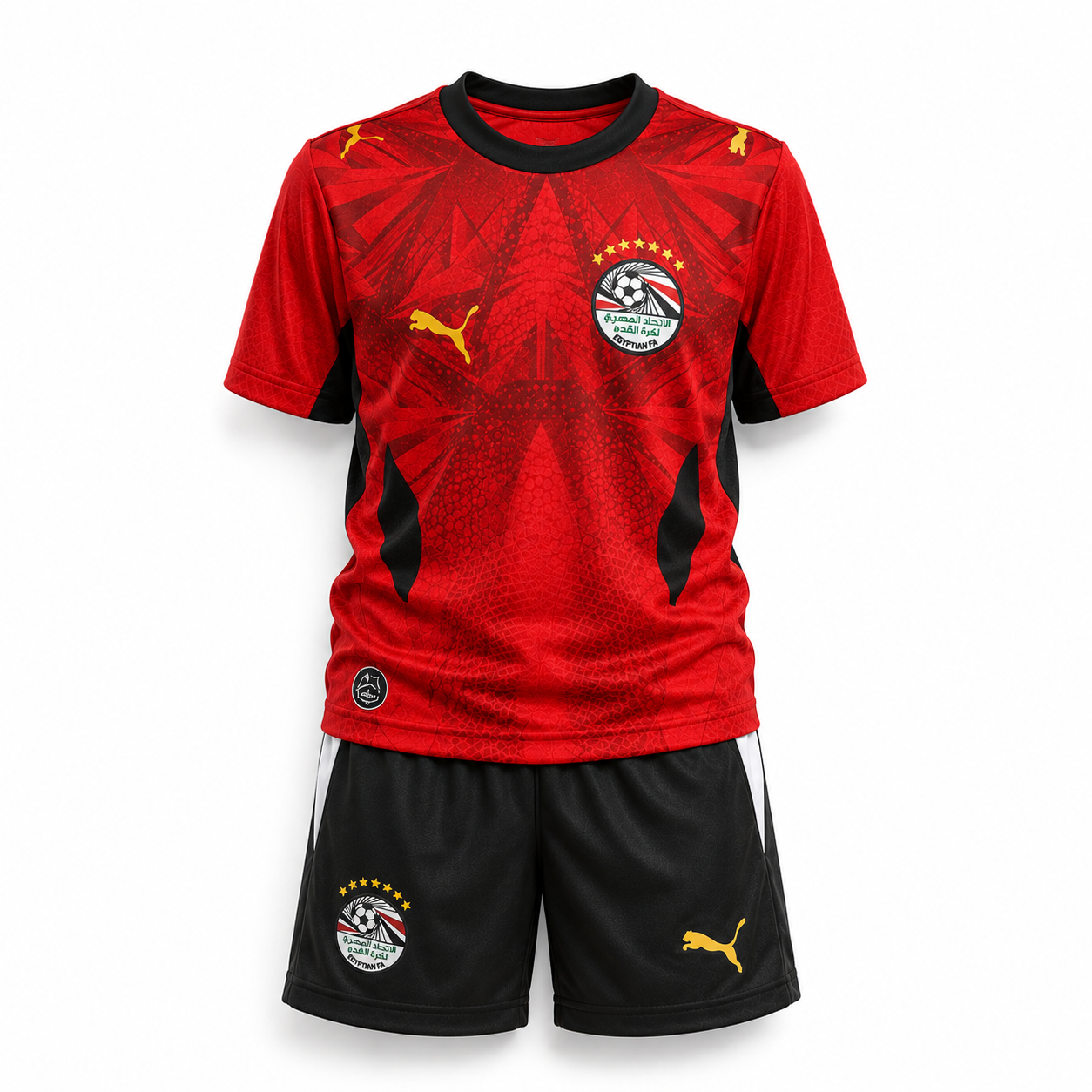 Puma 2026 Egypt Home Soccer Jersey For Kids