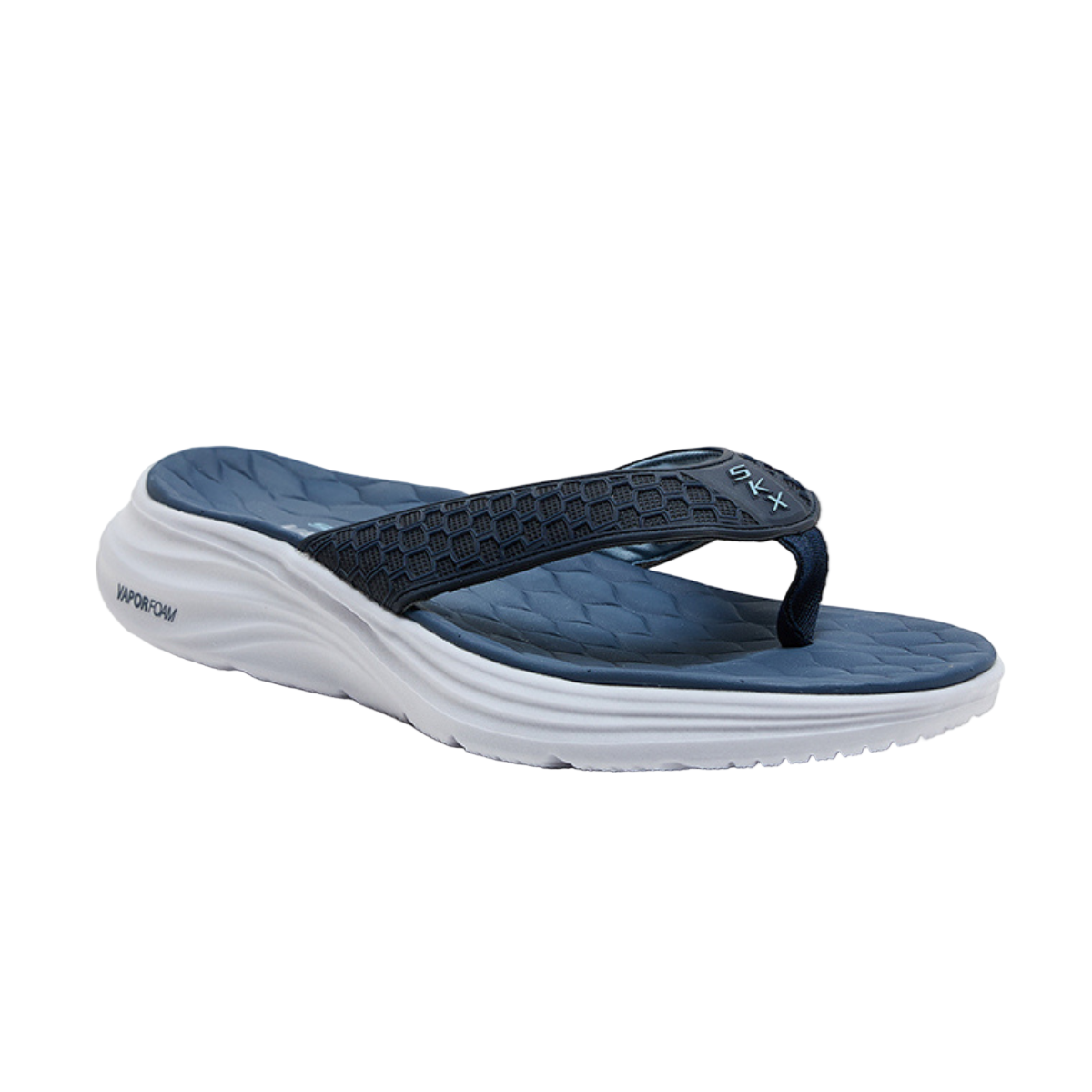 Skechers Vapor Foam Flip Flops Navy Blue