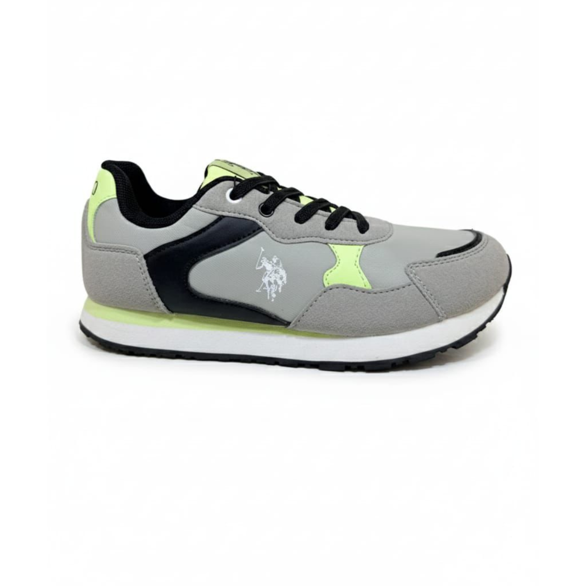 US Polo Kids Gray/Black Sneakers