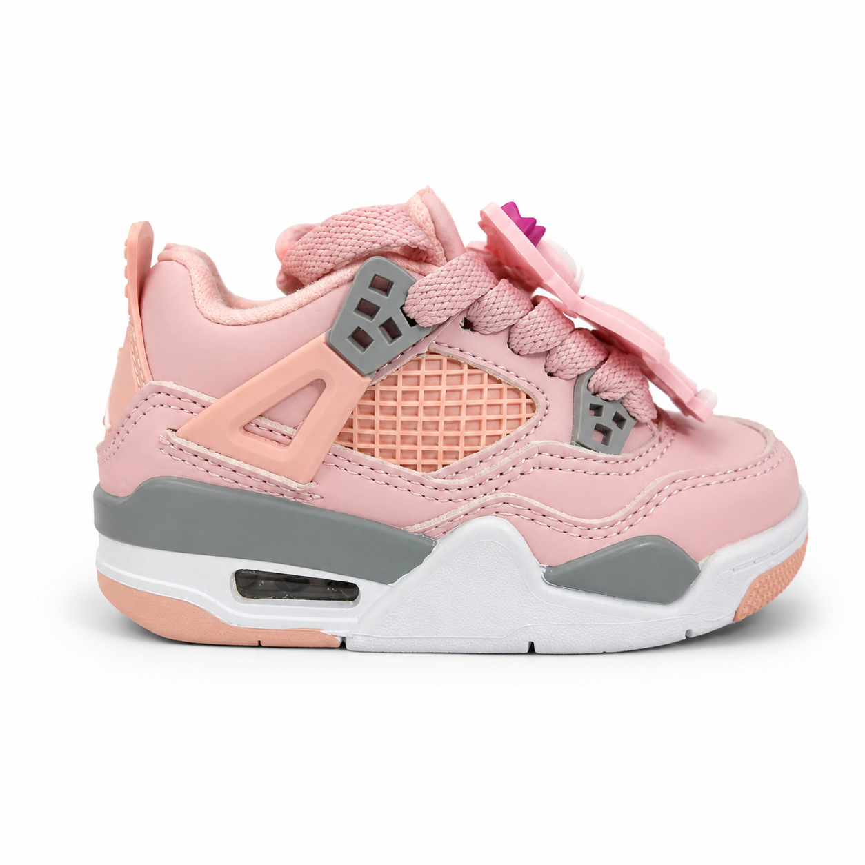 Nike Air Jordan 4 RETRO Pink Thunder Kids Sneakers