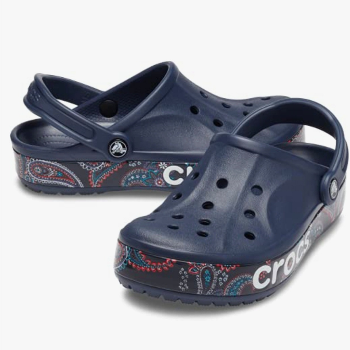 Crocs Baya Graffic Clog Navy Blue