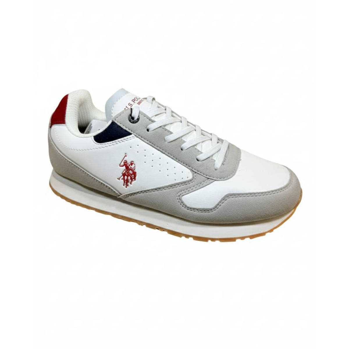 US Polo Kids White Sneakers