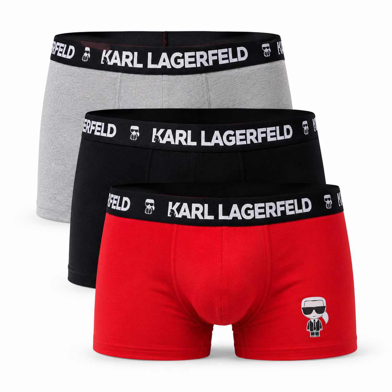 Karl Lagerfeld 3-Pack Of Boxer Trunks