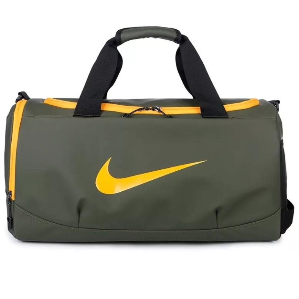 yellow nike duffle bag