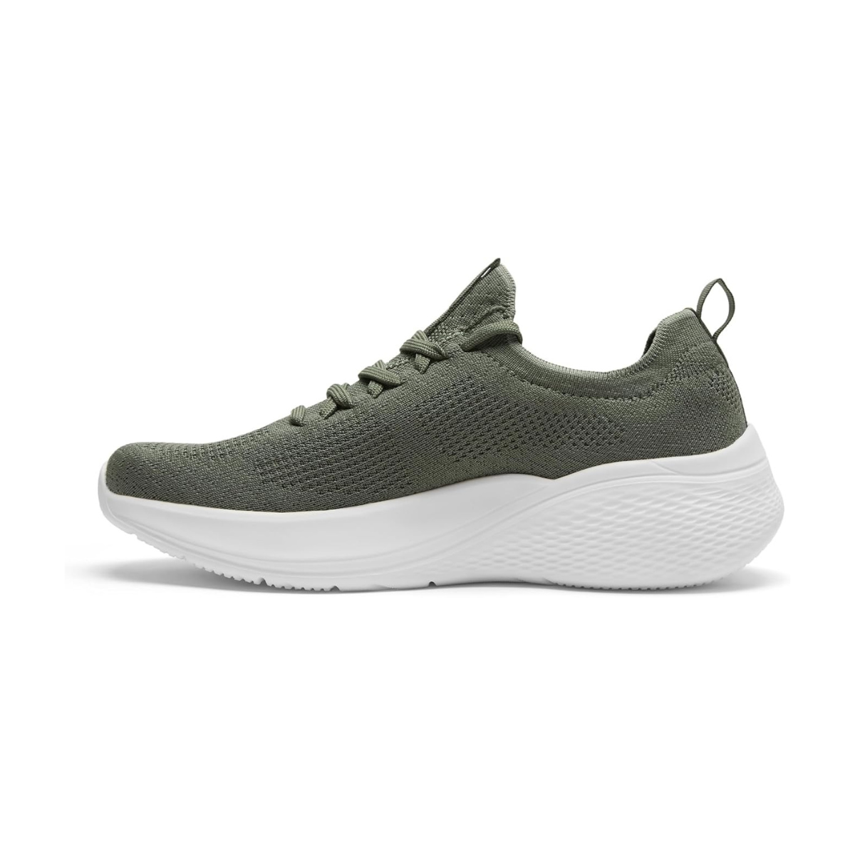 Skechers Bobs Infinity Slip-On Shoes - Olive