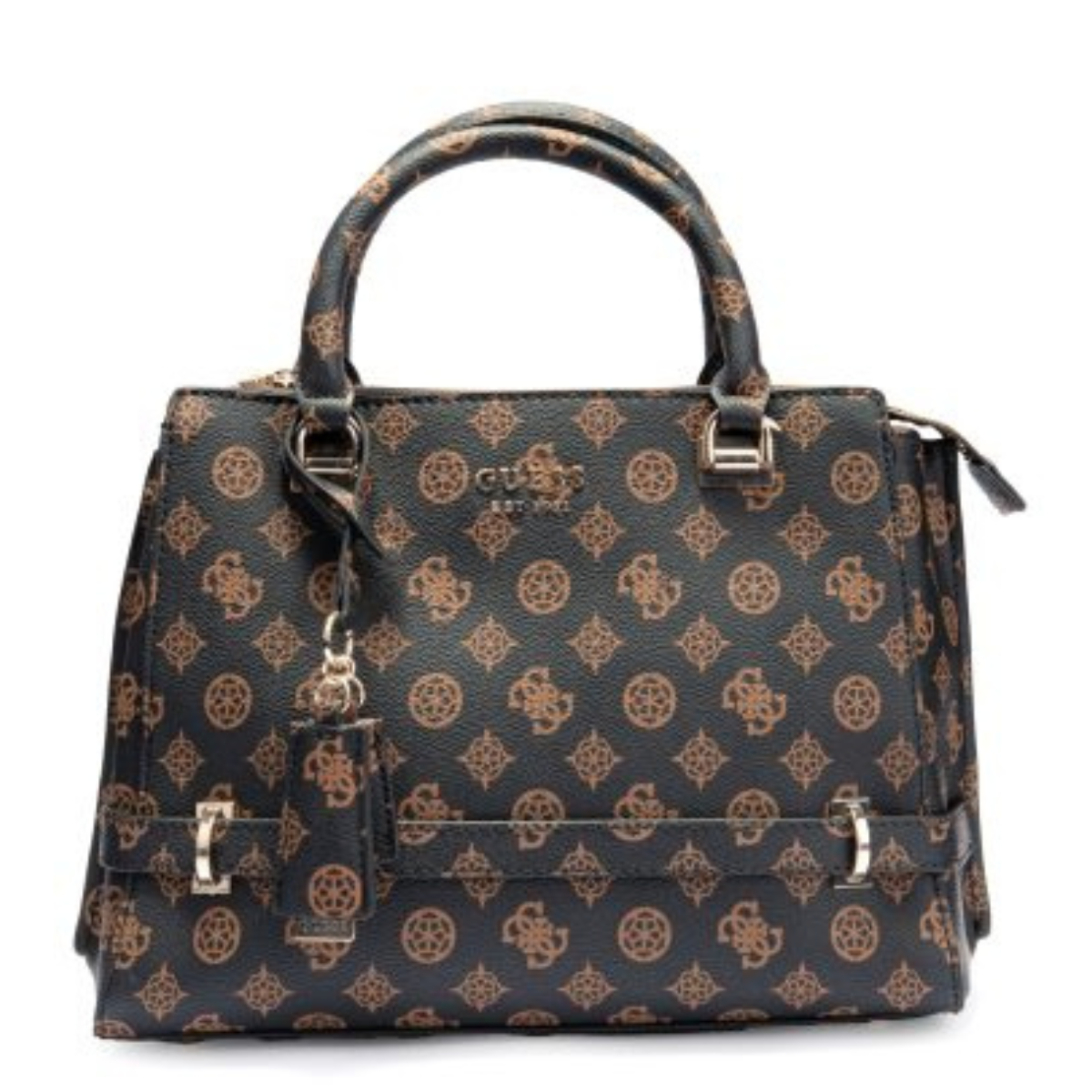 Guess Zarela Girlfriend Tote in Black synthetic leather