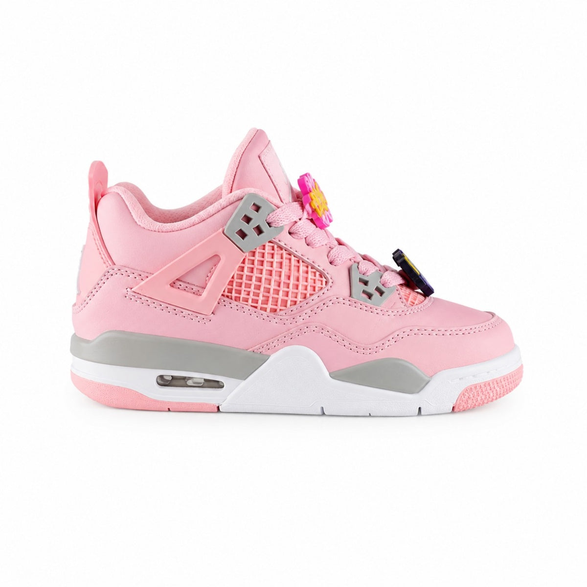 Nike Air Jordan 4 RETRO Pink Thunder Kids Sneakers