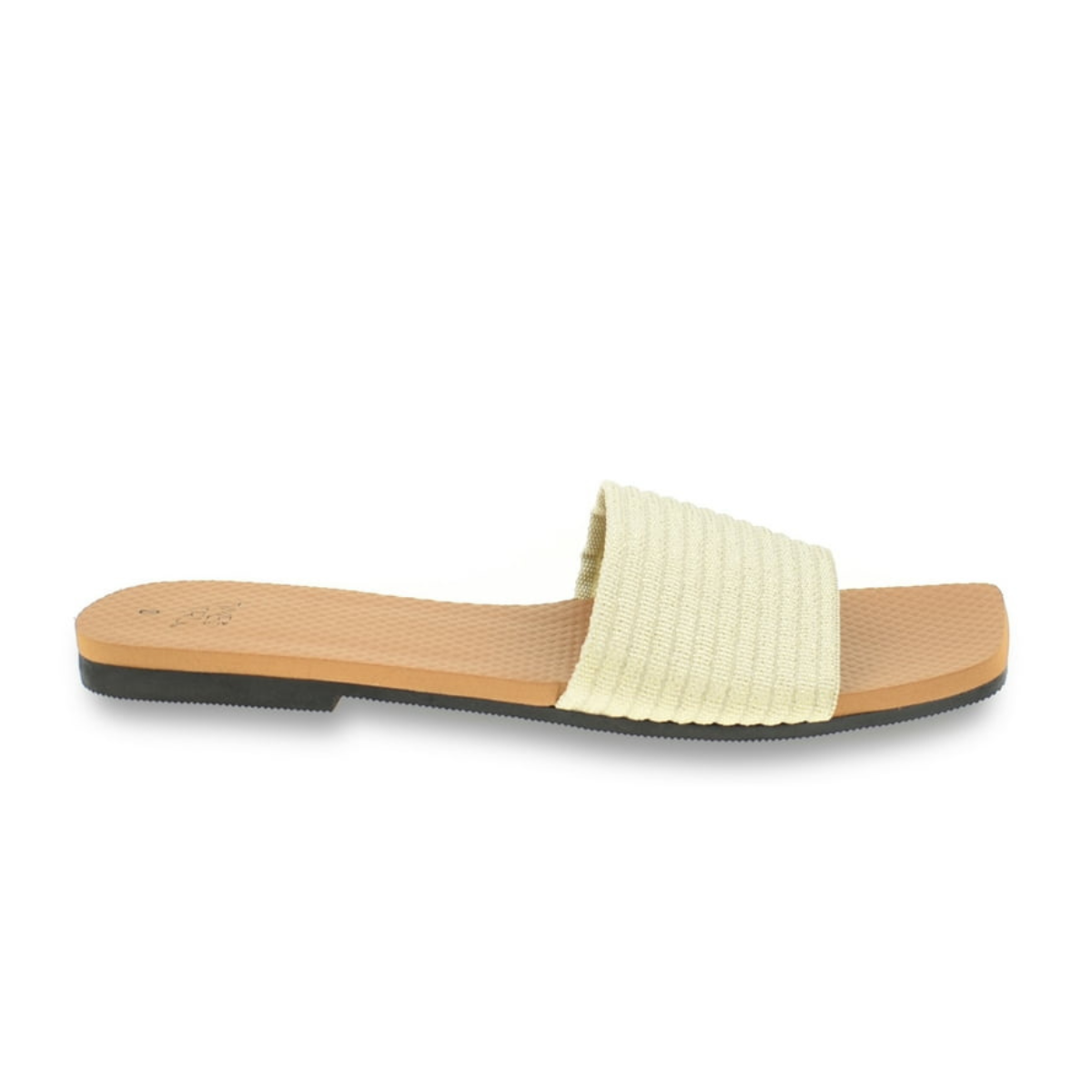 Time and Tru Women's Woven Slide Sandal