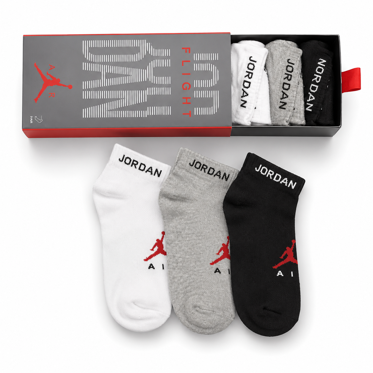 Jordan Socks are a 6-Pack Set
