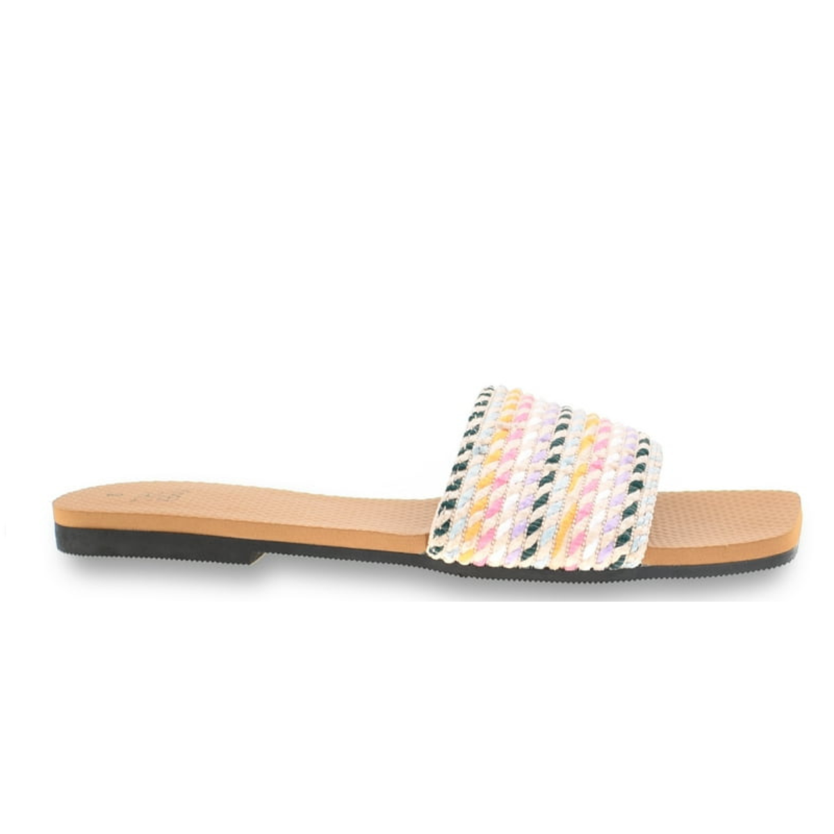Time and Tru women's woven slide sandals